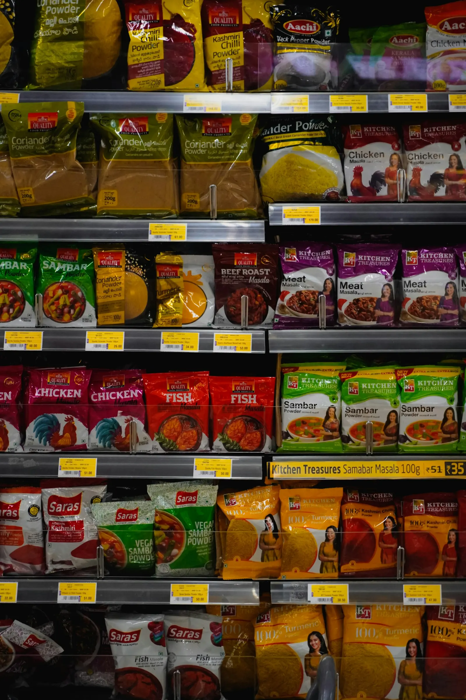 Application photography for spice and masala pouch packaging
